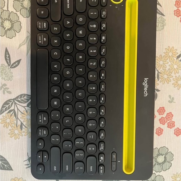 Logitech Other - Logitech Wireless Keyboard with Black and Yellow Design
